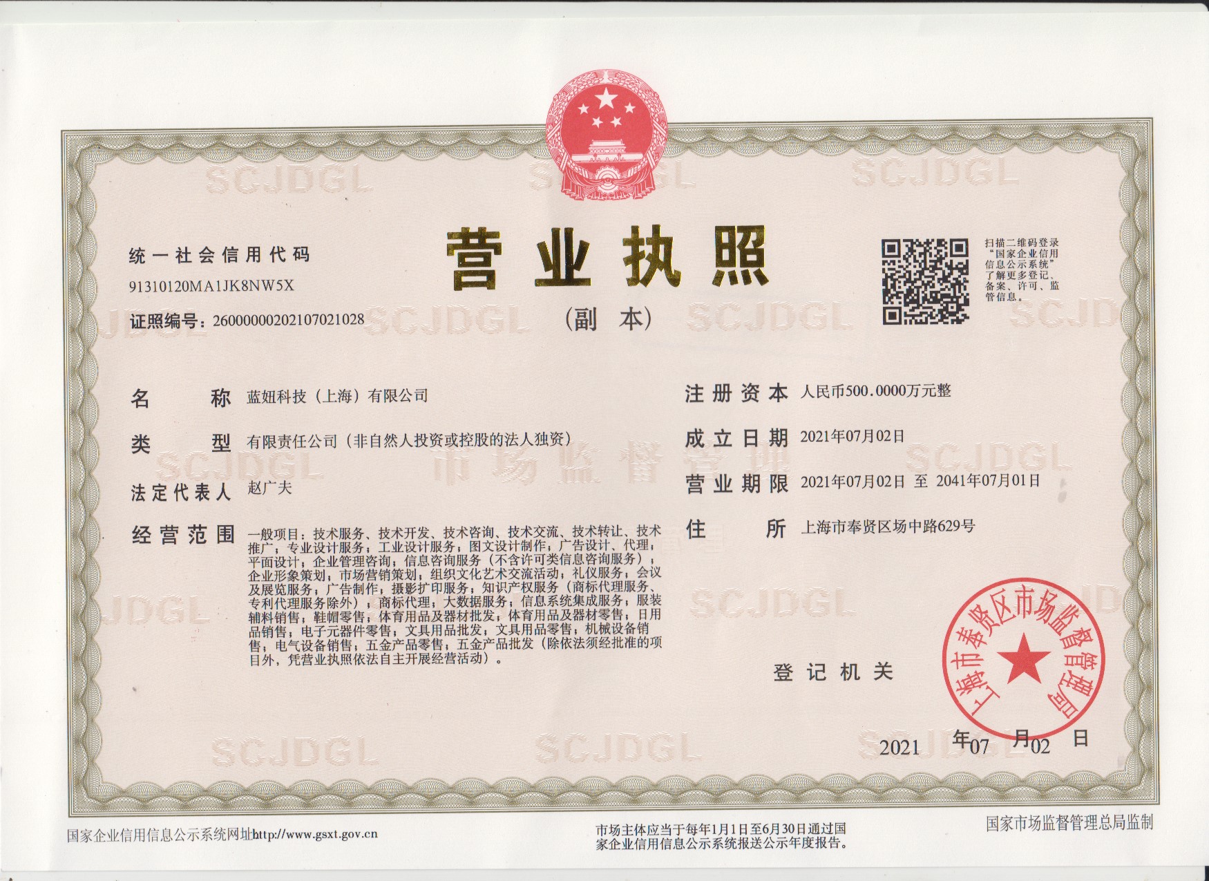 藍妞科技（上海）有限公司